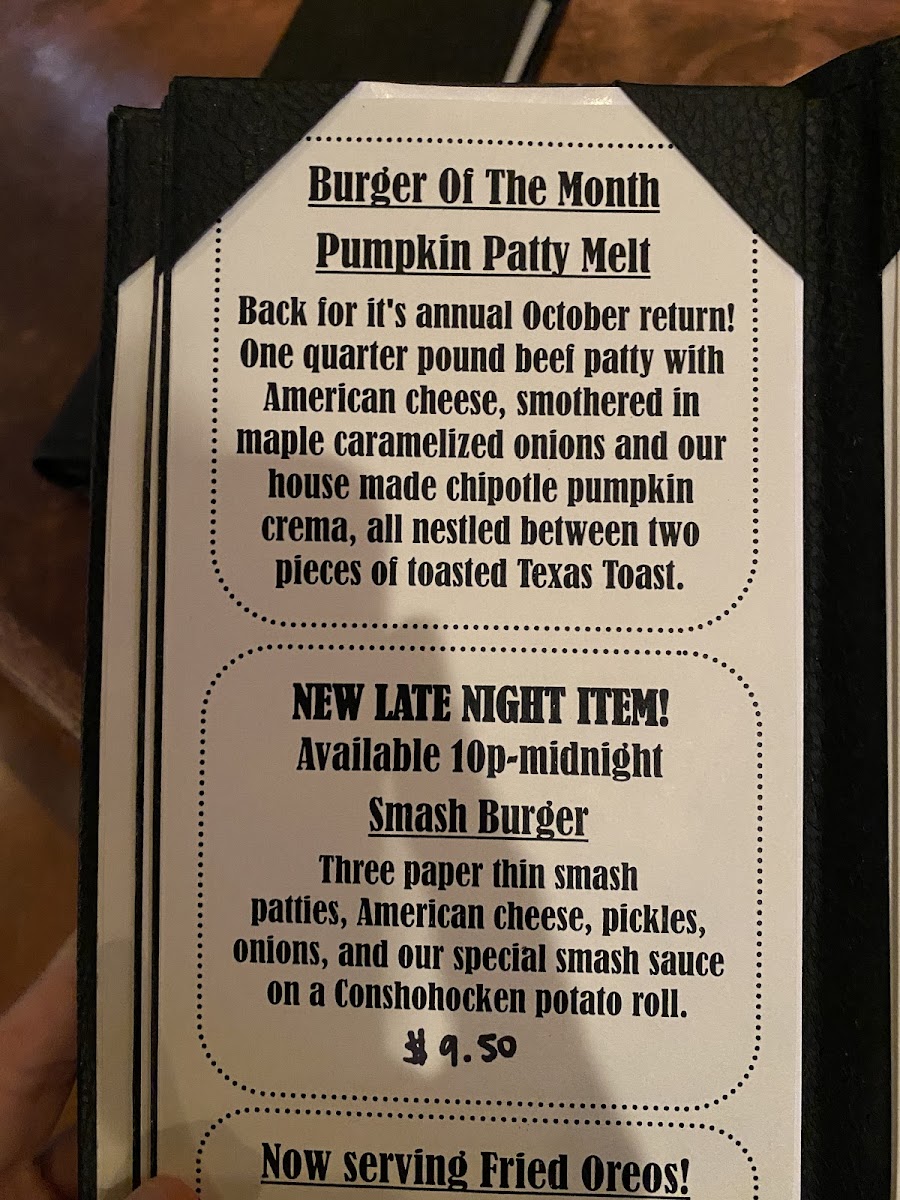 Lucky's Last Chance- Manayunk Menu - Image 3